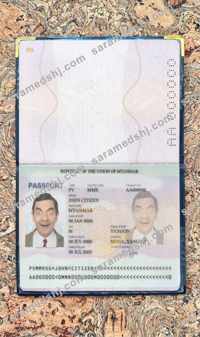 Myanmar passport photo look